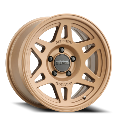 Aluminum Wheels 17x7.5 Bead Grip MR706 Bolt Pattern 5 On 114.3 Offset 30 Bronze BZ Method