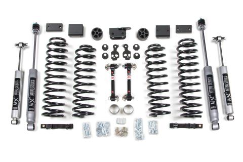 3 Inch Lift Kit Jeep Wrangler JK 12-18 4-Door Sway Bar Fixed Links Fox 2.0 Performance Shocks