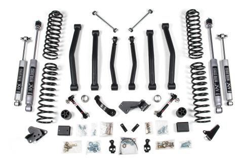 4.5 Inch Lift Kit Jeep Wrangler JK 12-18 4-Door Fixed Link Sway Bar Fox 2.0 Performance Shocks