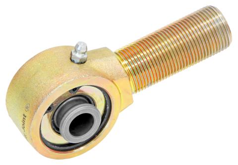 Narrow Forged Johnny Joint 2 Inch 1.800 Inch X 0.625 Inch Ball 1 Inch-14 Left Hand Threaded Shank Externally Greased Each RockJock 4x4