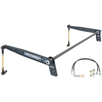 Antirock Sway Bar Kit 07-18 Wrangler JK 2 Door Rear Bolt-On Steel Arms RockJock 4x4