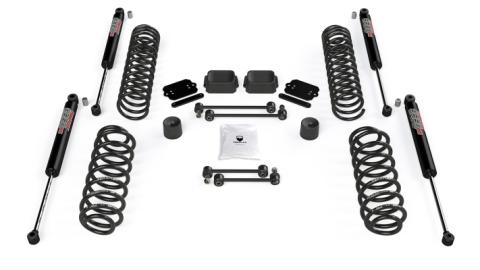 18-Up Wrangler JL 2 Door 2.5 Inch Coil Spring Base Lift Kit &amp; 9550 VSS Twin-Tube Shocks TeraFlex