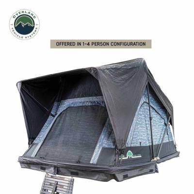 XD Sherpa S3S - Soft Sided Roof Top Tent, 3 Person, Grey Body and Black Rainfly Overland Vehicle Systems