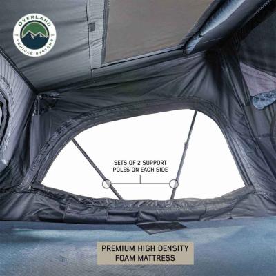 XD Sherpa S4S - Soft Sided Roof Top Tent, 4 Person, Grey Body and Black Rainfly Overland Vehicle Systems