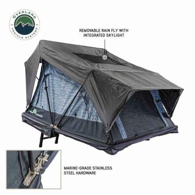 XD Sherpa S4S - Soft Sided Roof Top Tent, 4 Person, Grey Body and Black Rainfly Overland Vehicle Systems