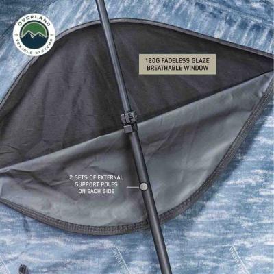 XD Sherpa S4S - Soft Sided Roof Top Tent, 4 Person, Grey Body and Black Rainfly Overland Vehicle Systems