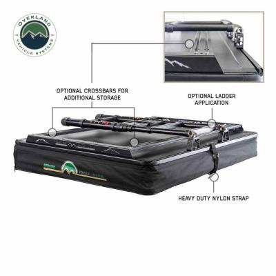 XD Sherpa S4S - Soft Sided Roof Top Tent, 4 Person, Grey Body and Black Rainfly Overland Vehicle Systems