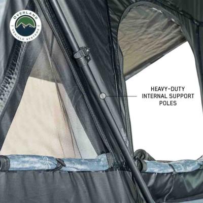XD Everest 2 - Cantilever Aluminum Roof Top Tent, 2 Person, Grey Body and Black Rainfly Overland Vehicle Systems