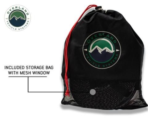 Tow Strap 20000 lbs - 2 x 30' Gray With Black Ends Overland Vehicle Systems