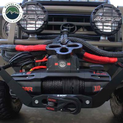 SCAR 10P - 10,000 lb. Winch With Synthetic Rope and Wireless Remote Overland Vehicle Systems