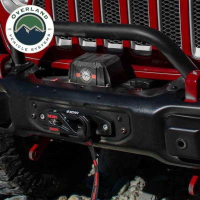 SCAR 12P - 12,000 lb. Winch With Synthetic Rope and Wireless Remote Overland Vehicle Systems