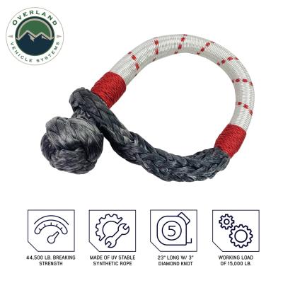 Soft Shackle Recovery 41,000 lb. With Loop &amp; Abrasive Sleeve Overland Vehicle Systems