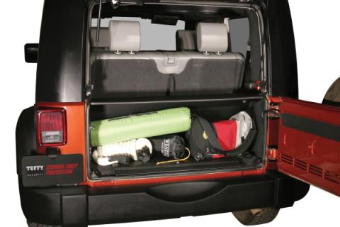 Standard Cargo Enclosure - 07-10 Wrangler JK Black Tuffy Security Products