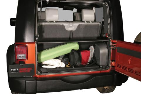 Standard Cargo Enclosure - 07-10 Wrangler JK Black Tuffy Security Products