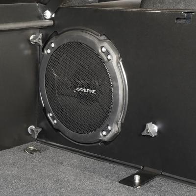 Deluxe Cargo Enclosure - 18-23 Wrangler JL {21-23 Exc. 4XE} 4-Door w/ OEM Subwoofer Black Tuffy Security Products