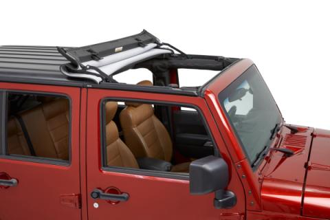 Jeep Wrangler Soft Top Sunrider for Hardtop For Jeep 2007-2018 Wrangler JK Black Diamond Bestop