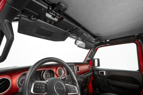 Header Safari Bikini Jeep '24-26 Wrangler JL 4-Door Black Diamond Bestop