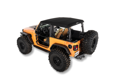 Trektop Glide 2-Door for JL Jeep 2018-26 Wrangler JL Black Diamond Bestop