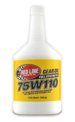 75W110 Gear Oil Synthetic GL-5 Differential Gear Oil 1 Quart Red Line Oil