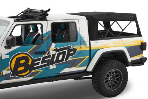 Supertop for Truck 2 '20-26 Gladiator For 5 ft. bed Black Diamond Bestop