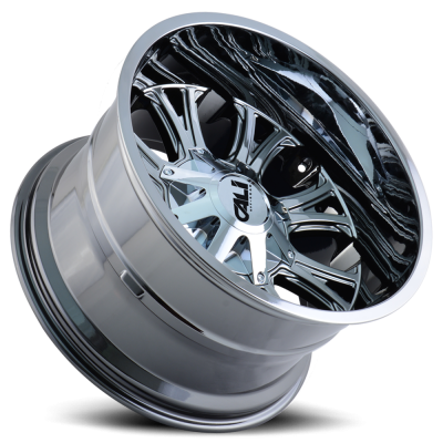 Cast Aluminum Wheels Americana 9101 CH 20x12 Chrome 5 On 127/5 On139.7 Bolt Pattern -44 Offset Cali Offroad Wheels