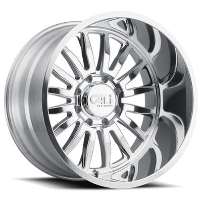 Cast Aluminum Wheels Summit 9110 PO 22x12 Milled Spokes Polished 6 On 135 Bolt Pattern -51 Offset Cali Offroad Wheels