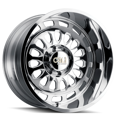 Cast Aluminum Wheels Paradox 9113 PO 20x12 Milled Spokes Polished 6 On 139.7 Bolt Pattern -51 Offset Cali Offroad Wheels
