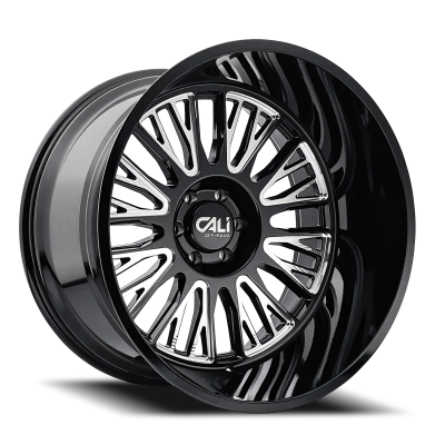 Cast Aluminum Wheels Vertex 9116 BM 26x14 Milled Gloss Black 6 On 135 Bolt Pattern -76 Offset Cali Offroad Wheels