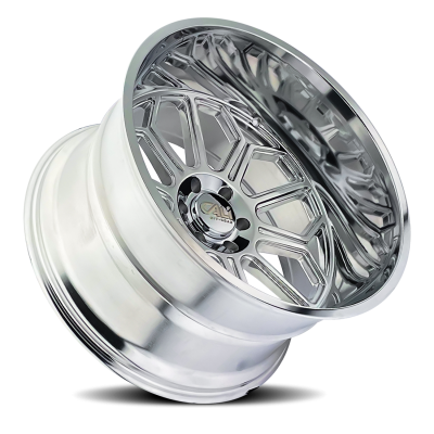 Cast Aluminum Wheels Auburn 9117 PO 20x10 Milled Spokes Polished 6 On 135 Bolt Pattern -25 Offset Cali Offroad Wheels