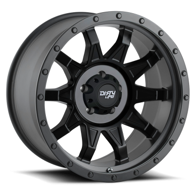 Dirty Life Race Wheels Roadkill 9301 Matte Black 18X9 8-165.1 -12Mm 130.8Mm