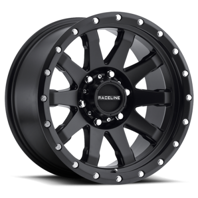 Aluminum Wheels 20x10 Clutch 934B Black Multi Spoke -19 Offset 6 on 135 Bolt Pattern 87.1 Bore Raceline