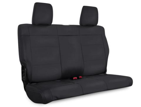 Rear Seat Cover for '07 Jeep Wrangler JKU 4 Door All Black PRP Seats
