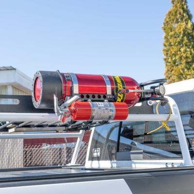 10, 15 lb COMP2 Bracket Black 6.9 Inch Diameter Power Tank