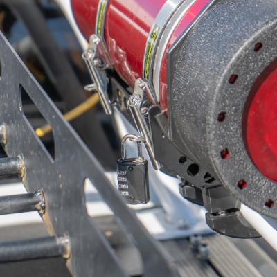 10, 15 lb COMP2 Bracket Black 6.9 Inch Diameter Power Tank