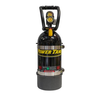 10, 15 lb COMP2 Bracket Black 6.9 Inch Diameter Power Tank