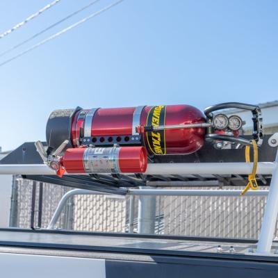 10, 15 lb COMP2 Bracket Black 6.9 Inch Diameter Power Tank