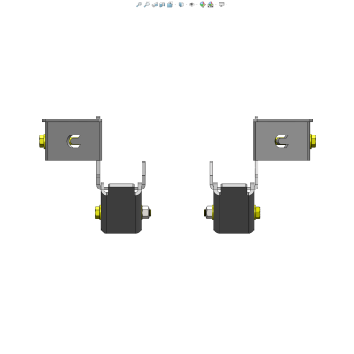 Jeep Wrangler Rear Long Arm Frame Brackets 2018+ JL Clayton Off Road