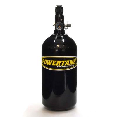 Nitrogen Bottle W/Regulated Valve Gloss Black Powdercoat Power Tank