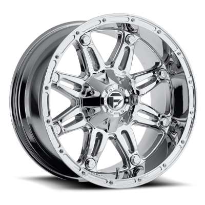 Aluminum Wheels 17X9 Hostage D530 5 On 114.3/5 On 127 Chrome 78.1 Bore 1 Offset Fuel Off Road Wheels