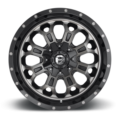 Aluminum Wheels 20X10 Crush D561 5 On 114.3/5 On 127 Gloss Black Double Dark Tint Machined Face 78.1 Bore -18 Offset 8 Spoke Fuel Off Road Wheels