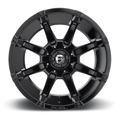 Aluminum Wheels 18X9 Coupler D575 5 On 114.3/5 On 127 Gloss Black 78.1 Bore -12 Offset 8 Spoke Fuel Off Road Wheels