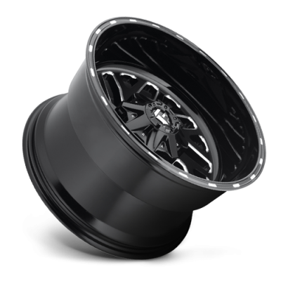 Aluminum Wheels 20X12 Triton D581 5 On 114.3/5 On 127 Gloss Black/Milled 78.1 Bore -43 Offset Mesh Spoke Fuel Off Road Wheels