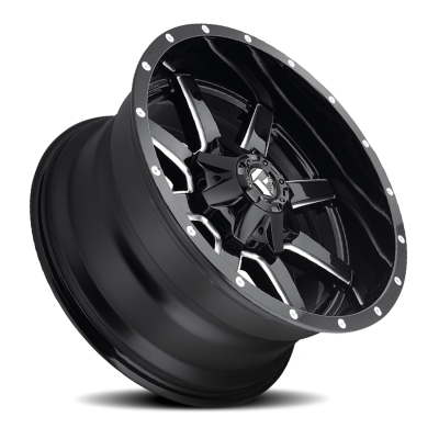 Aluminum Wheels 18X9 Maverick D610 5 On 114.3/5 On 127 Gloss Black/Milled 72.6 Bore -12 Offset Fuel Off Road Wheels