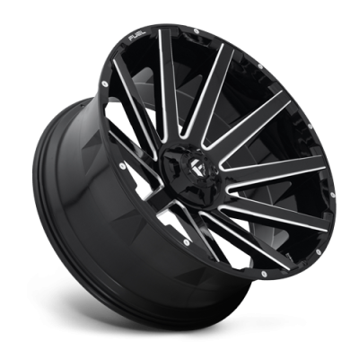 Aluminum Wheels 22X10 Contra D616 5 On 139.7/5 On 150 Matte Black Milled 110.3 Bore -18 Offset Multi Spoke Fuel Off Road Wheels