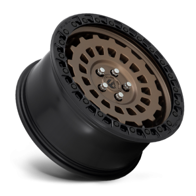 Aluminum Wheels 18X9 Zephyr D634 5 On 127 Matte Bronze W/Black Bead Ring 71.5 Bore 1 Offset Fuel Off Road Wheels