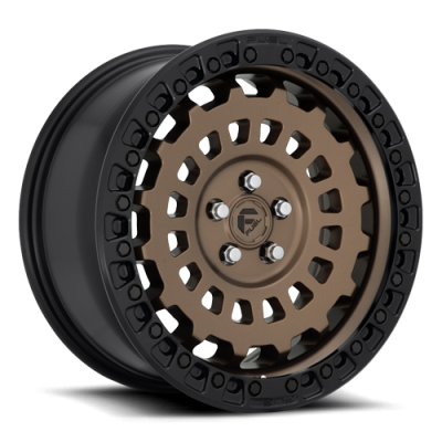 Aluminum Wheels 20X9 Zephyr D634 5 On 127 Matte Bronze W/Black Bead Ring 71.5 Bore 1 Offset Fuel Off Road Wheels