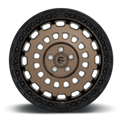 Aluminum Wheels 20X9 Zephyr D634 5 On 127 Matte Bronze W/Black Bead Ring 71.5 Bore 1 Offset Fuel Off Road Wheels