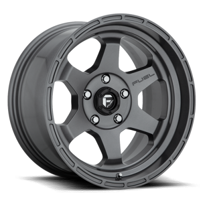 Aluminum Wheels 18X9 Shok D665 5 On 127 Matte Anthracite Gray 78.1 Bore -12 Offset Fuel Off Road Wheels
