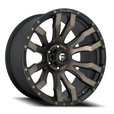 Aluminum Wheels 22X10 Blitz D674 6 On 135 Matte Black Double Dark Tint 87.1 Bore -18 Offset Multi Spoke Fuel Off Road Wheels