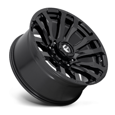 Aluminum Wheels 20X8.25 Blitz D675 8 On 165.1 Gloss Black 117 Bore -221 Offset Multi Spoke Fuel Off Road Wheels